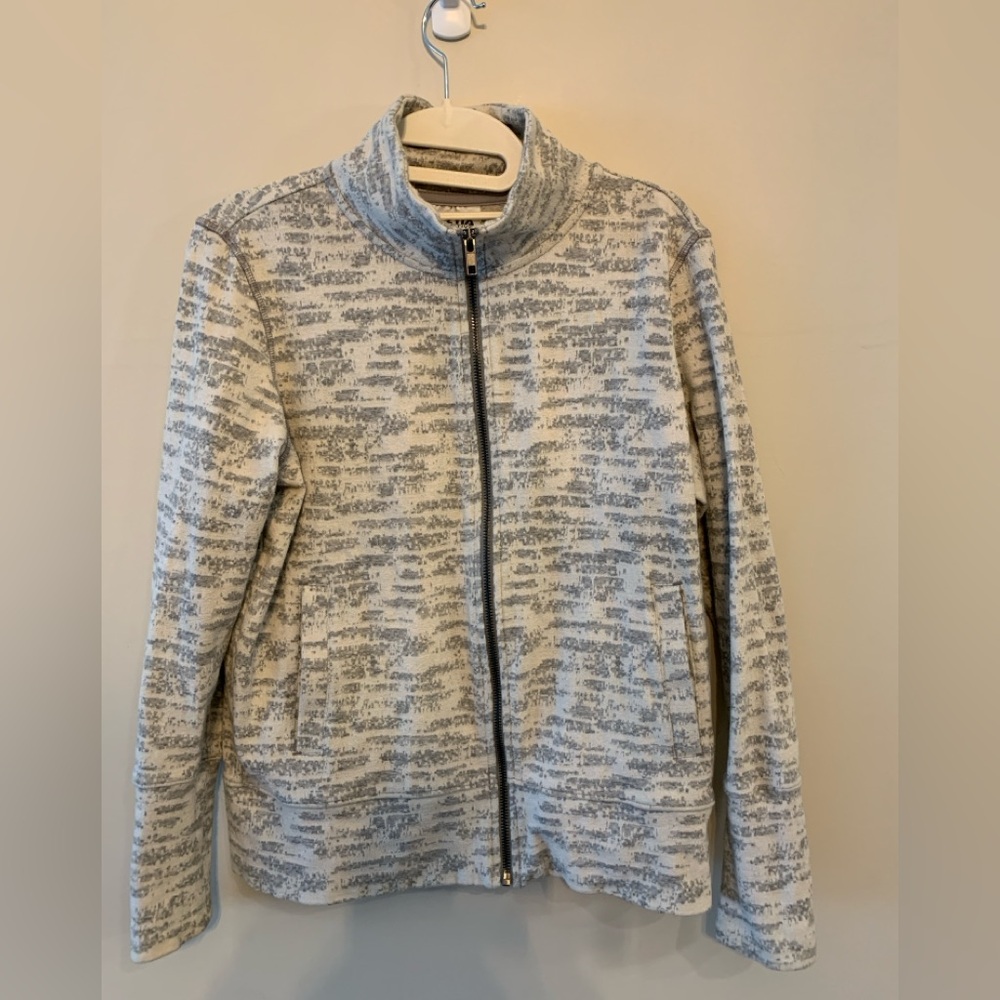 Zyia Active Gray Zip-Up Jacket